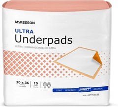 McKesson Underpads Disposable Bed Pads 30″ x 36″ (30×36 Inch (Pack of 60))