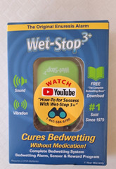 Wet-Stop 3+ Bedwetting Alarm Boys Girls Nighttime Trainer Green NEW