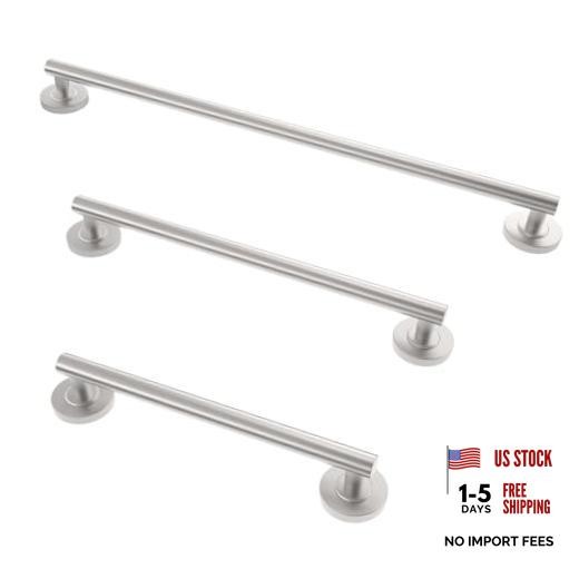 Shower Grab Bar Set, ADA Compliance Brushed Stainless Steel Brushed Nickel