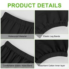 Adult Plastic Pants, Waterproof Diaper Covers for Incontinence, Leak Proof Un…