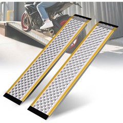Lightweight Aluminum Loading Ramp Non-Slip Wheelchair Motorcycle Scooter