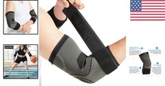 Moisture-Wicking Elbow Compression Sleeves for Ultimate Pain Relief – 2 Pack