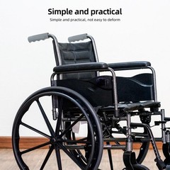 2Pcs Versatile Grey PVC Wheelchair Handle Grips for Comfortable Longterm Use