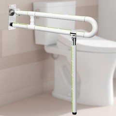 29.5 Inch Toilet Grab Bar – Foldable Toilet Safety Rails for Seniors, Flip-Up…
