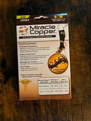 Miracle Copper Anti-Fatigue Compression Socks, S/M, Black, 1 Pair, NIB, Unisex