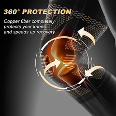 2 Knee Brace Sleeve Compression Support Sport Gym Joint Pain Arthritis Relief
