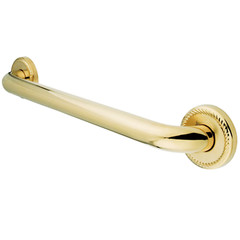 Kingston Brass DR814322 32-Inch x 1-1/4 OD Grab Bar in Polished Brass