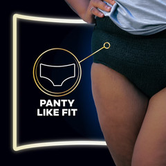 Always ZZZ Overnight Period Underwear S/M 7 Ct Leak Protection Women