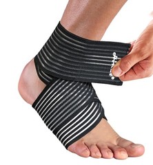 Foot & Ankle Brace 2 Pack, Adjustable Compression Wrap for Men & Women – Helps