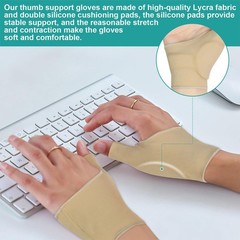 Thumb Wrist Brace Compression Sleeve for Arthritis Pain Relief Tendonitis Protec