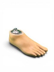 OTTOBOCK Otto Bock 1WR95 Water Prosthetic Foot. Size 25. Right Foot. Excellent