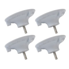 4pcs Elder Shower Chair Replacement Feet In Durable Rubber Material Popular