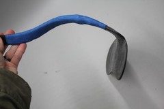 Kinetic Research THE NOODLE Custom Foot Brace Right Blue Black Hard Shell NICE