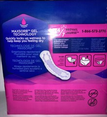 Prevail Daily Incontinent Pad 9-1/4″ Regular Length Moderate 20 Ct BC-012 NEW