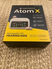Audien Hearing ATOM X Wireless Rechargeable OTC Hearing Aids **NEW**