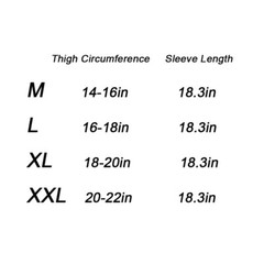 Knee Sleeve Compression Full Leg Brace Support Sport Joint Pain Arthritis Relief