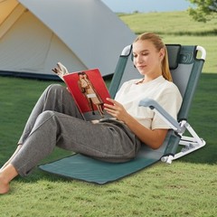 Adjustable Bed Backrest Support, Foldable Sit-up Back Rest with Armrest