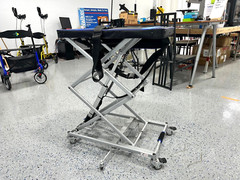 Rollator wheelchair lifter Battery Powered Lift 100 lb portable light weight