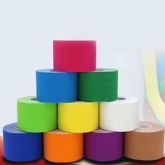 US 2 Pcs Cotton Elastic Kinesiology Therapeutic Athletic Latex Free Sport Tape