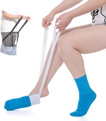 Terry Cloth Sock Aid & Adjustable Pants Helper for Elderly – Regain Independence