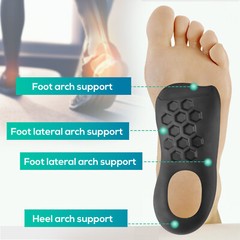 Orthotic Shoes Insoles Inserts Flat Feet High Arch Support For Plantar Fasciitis