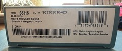 Therafirm Compression Stockings Black Trouser Socks 20-30mmHg – Small NIB 68315