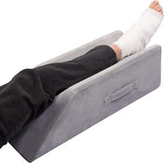 Velvet Elevation Leg Pillows for Ankle Surgery Recovery, Broken Foot, Hip
