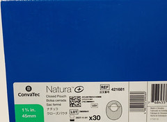 15 CONVATEC 421681 SurFit Natura Closed-End Pouch 1-3/4″ Flange Pack/15 Pouches