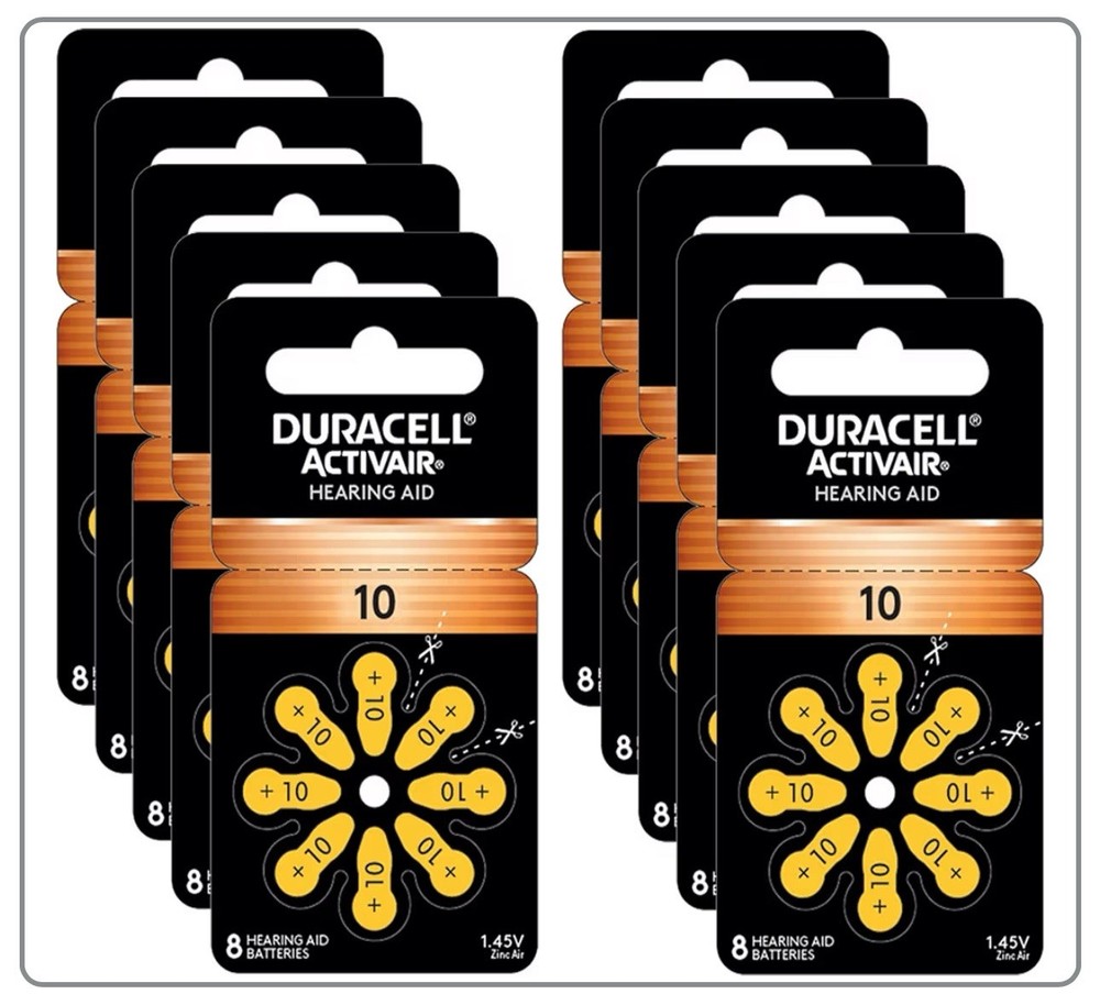 Duracell Hearing Aid Batteries Size 10- Fast shipping- Fresh Exp-2029