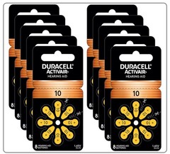 Duracell Hearing Aid Batteries Size 10- Fast shipping- Fresh Exp-2029