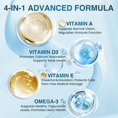 NATURE TARGET Omega 3 Fish Oil 2000mg Softgels with 120 Count (Pack of 1)