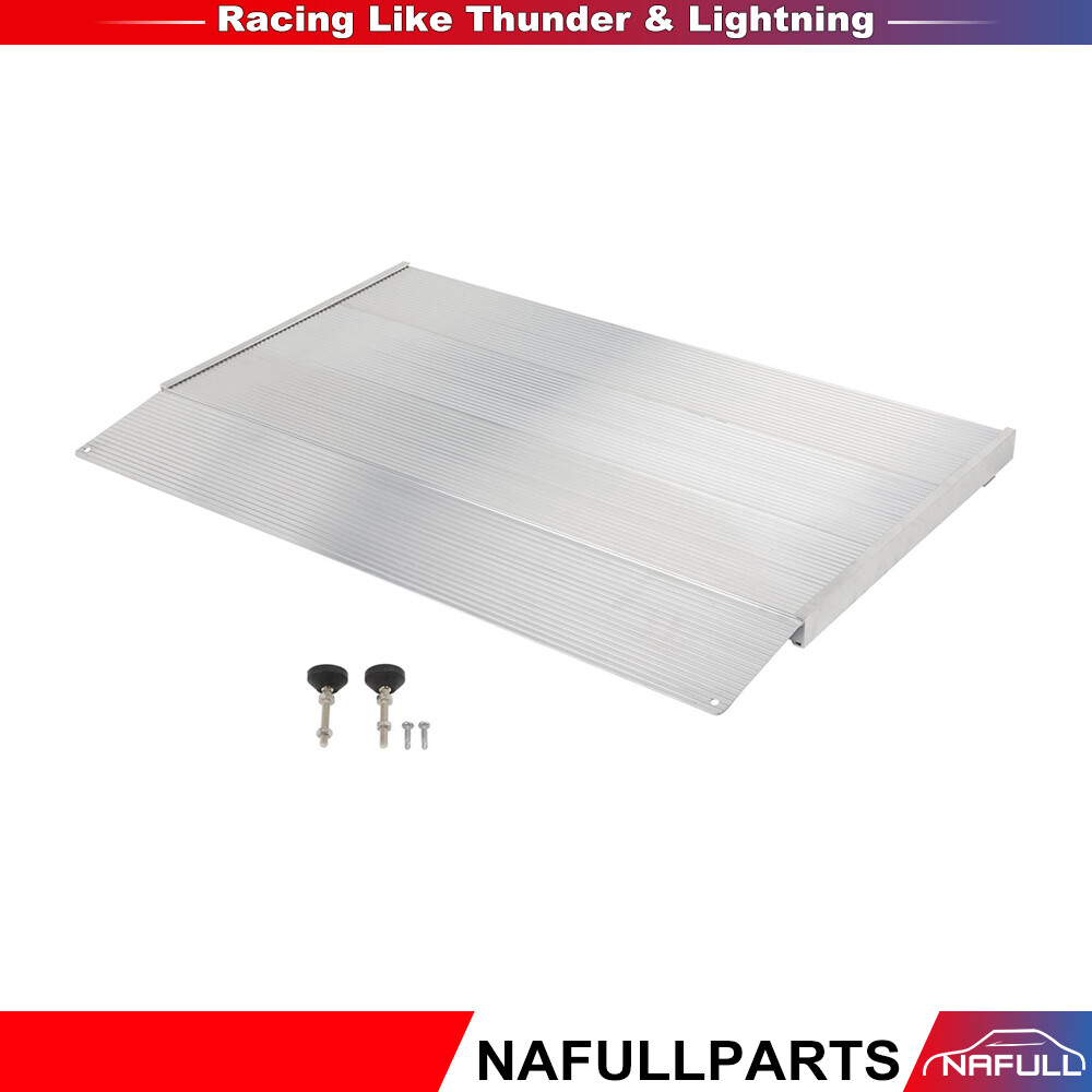 4.38″H 700lbs Capacity Threshold Ramp Bridge Portable Aluminum Angled Entry
