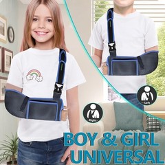 Kids‘ Adjustable Shoulder Immobilizer – Comfortable Arm Support Sling, XX-Small