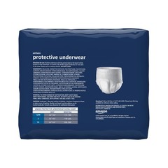 Unisex Protective Underwear, Overnight Absorbency, Odor Control, Soft XL, 48 Cou