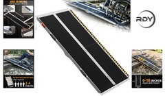 6FT Foldable Wheelchair Ramp with Reflective Safety Baffles – Accessible Living