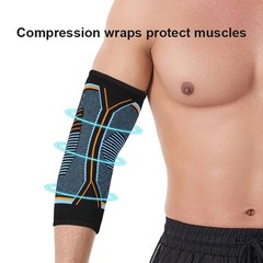 Copper Elbow Compression Sleeve Elbow Braces Tennis For Arthritis Bursitis US