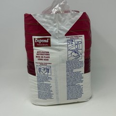 Vintage Depend Fitted Briefs 18 Diapers Large 1996 USA Leakage Barrier 90s NOS