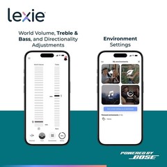 Lexie B2 Self-fitting OTC Rechargeable Hearing Aids Powered by Bose BMD0014
