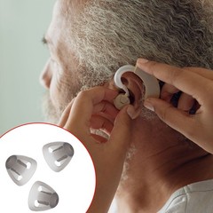 10-100Pcs Soft Hearing Aids Dome Open Domes Layer Replacement Eartip Black