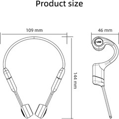 Bone Conduction Hearing Aids for Deafness Bluetooth Noise-Cancelling 4416