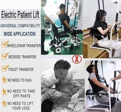 ✅Patient Lift Electric For Home with Commode, Patient Transfer Lifts Load 330 lb