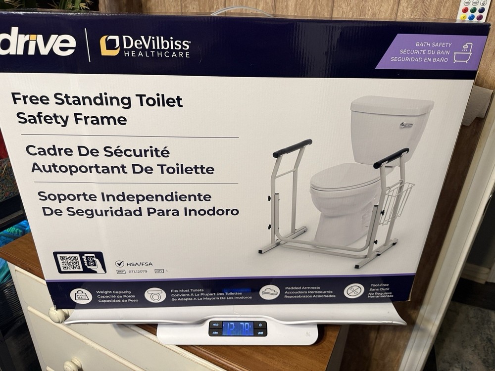 Stand Alone Toilet Safety Rail