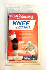 Dr Gameday Knee Support size SMALL Reggie Bush left/right no slip sports brace