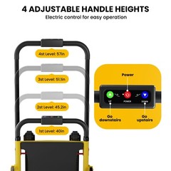 Motorized Stair Climbing Wheelchair Elevator Stairlifts Mobility Chair Battery