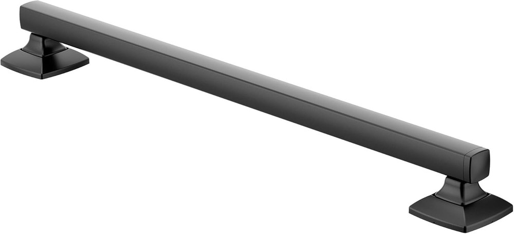Moen YG5124BL Voss Homa Care Safety 24-inch Designer Grab Bar in Matte Black