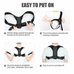 Posture Corrector Clavicle Back Support Straight Shoulders Body Brace Belt Strap