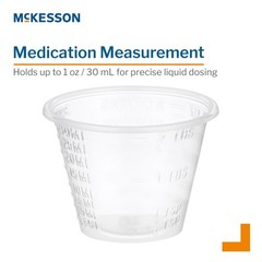 VALUE Medi-Pak Clear Medicine Cup 1 oz. Single Patient Use -600 PACK
