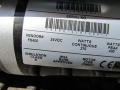 Motor Assembly from Pride Victory 10 Scooter