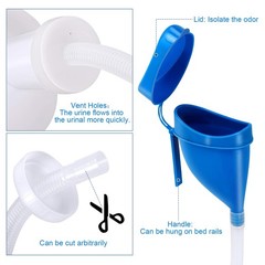 Takuyada Unisex Potty with Lid and Funnel, Urinal, White –