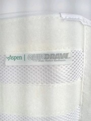 Aspen Quickdraw Rigid Anterior Panel XXL 46-57in Pain Relief Orthosis White